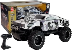 RC terénne auto 2.4 GHz 4x4 v bielo‑čiernom maskáči 1:10