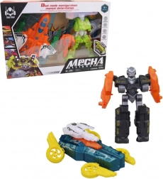 Transformujúci robot s lietadlom – sada pre deti 3+