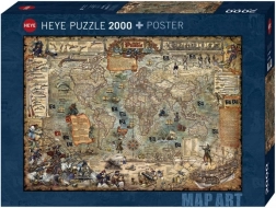 Puzzle 2000 dielikov – svet pirátov