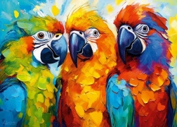 Cherry Pazzi puzzle Tropické trio 500 dielikov