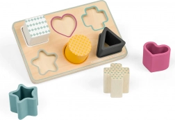 bigjigs toys vkladacie puzzle tvary z fsc dreva