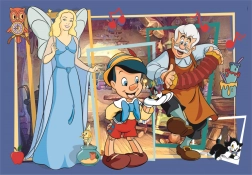 Detské puzzle CLEMENTONI DISNEY Pinocchio 104 dielikov