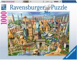 Puzzle svetové pamiatky 1000 dielikov RAVENSBURGER
