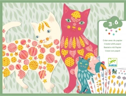 Djeco tvorenie z papiera Mačky
