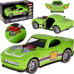 Športové závodné autíčko so svetlami a zvukmi, otváracie dvere