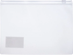 Priehľadná zložka so zipsom 33 x 24 cm