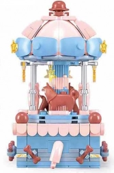 Sluban kolotoč so zvieratkom – psík stavebnica