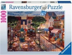 Puzzle 2D 1000 dielikov – Maľovaný Paríž RAVENSBURGER