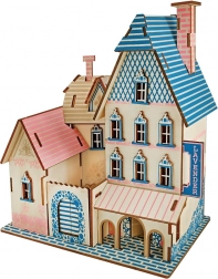 Woodcraft drevené 3D puzzle vila