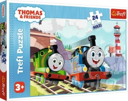 Puzzle 24 maxi – Tomáš a Percy na koľajniciach Thomas & Friends