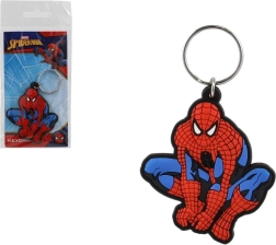 Gumová kľúčenka MARVEL SPIDER-MAN, sediaca postava, 6 cm