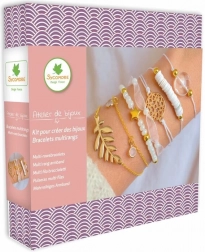 Výroba šperkov – viacradové náramky s perleťou pre dievčatá