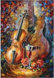 Puzzle Gitara a Husle 500 dielikov