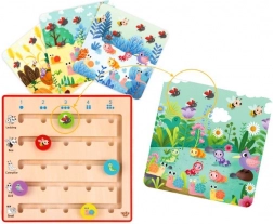 Tooky Toy drevená hra Uč sa počítať zvieratá