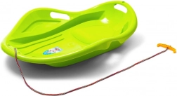 Detský sánkovací klzák mušľa Baby Mix Premium Komfort 80 cm zelený