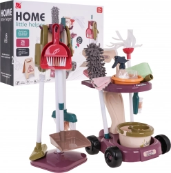 Detský upratovací vozík s doplnkami