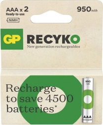 Batérie AAA Ni-MH 950mAh 2ks GP ReCyko