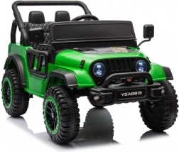 Zelené detské auto na batérie