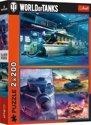 Puzzle World of Tanks: obrnená misia 2×200 dielikov TREFL