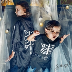 Souza detský halloweensky plášť CASPER 5–7 rokov (110–122 cm)
