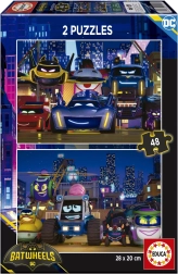 Puzzle Batwheels 2x48 dielikov od Educa