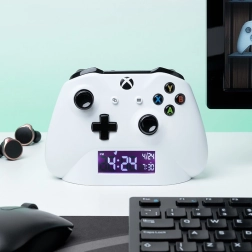 Budík XBOX – biely, napájanie cez USB