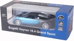 Rc auto bugatti veyron 1:14 červené alebo modré