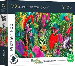 Puzzle Blooming Paradise: Tropická zeleň 1500 dielikov