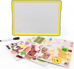 Detská magnetická kresliaca tabuľa so zvieratkami