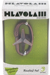 Kovová hlavolam Veľká hviezda