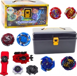 Sada točiacich káč Thunder Gyro s vystreľovačmi, 8 ks