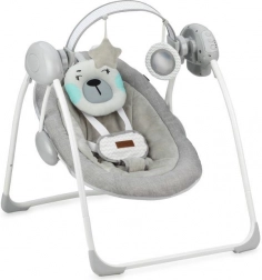 Hojdacie ležadlo s melódiami MoMi LISS medvedík modrý