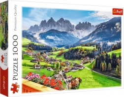 Puzzle 1000 dielikov – St. Magdalena, Dolomity, Taliansko Trefl