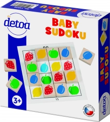 Detské sudoku z drevených dielikov