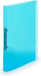 Polypropylénový zakladač A4 s 2 krúžkami Lines modrý