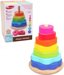 Drevená náučná veža pre deti