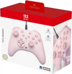 Drôtový ovládač HORI Horipad Turbo pre Nintendo Switch v farbe Cozy Pink