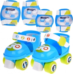 Detské nastaviteľné kolieskové korčule s chráničmi