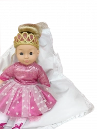 Bábika Bambolina Molly princezná s 3 pesničkami