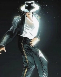 Diamantové maľovanie michael jackson na koncerte 30 × 40 cm