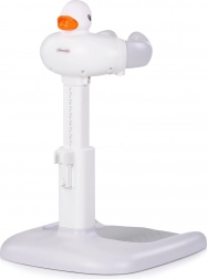 Detský kúpací stojan CHIPOLINO Duck, biely/sivý