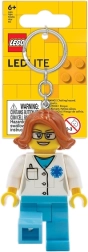 Lego svietiaca kľúčenka doktorka s LED