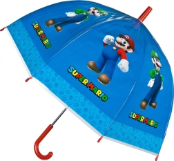 priehľadný manuálny dáždnik Super Mario