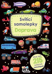 Svietiace samolepky – doprava (200 ks)