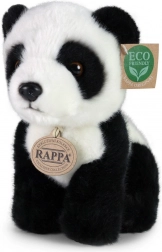 Plyšová panda sediaca 18 cm eco friendly