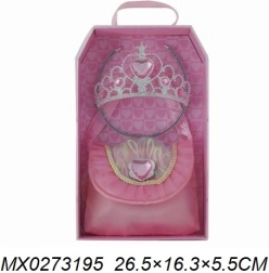 Módna sada pre malú princeznú – korunka a kabelka