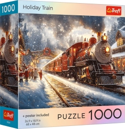 Puzzle vianočný vlak 1000 dielikov