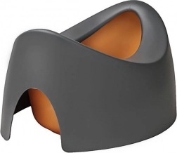 Detský obojstranný ergonomický nočník s výlevkou Teggi, grafitový