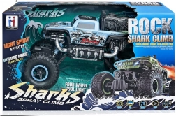 RC auto Rock Shark s hmlovým efektom – modré
