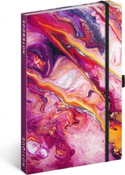 Notique linajkový zápisník Marble 13 × 21 cm